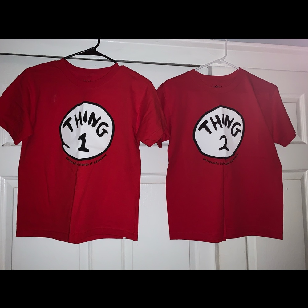 NWOT-Thing 1 and Thing 2 shirts. Never used
